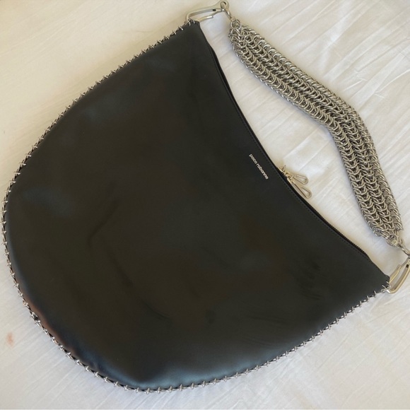 Paco Rabbanne half moon tote with Alexander wang chain strap - Picture 3 of 4